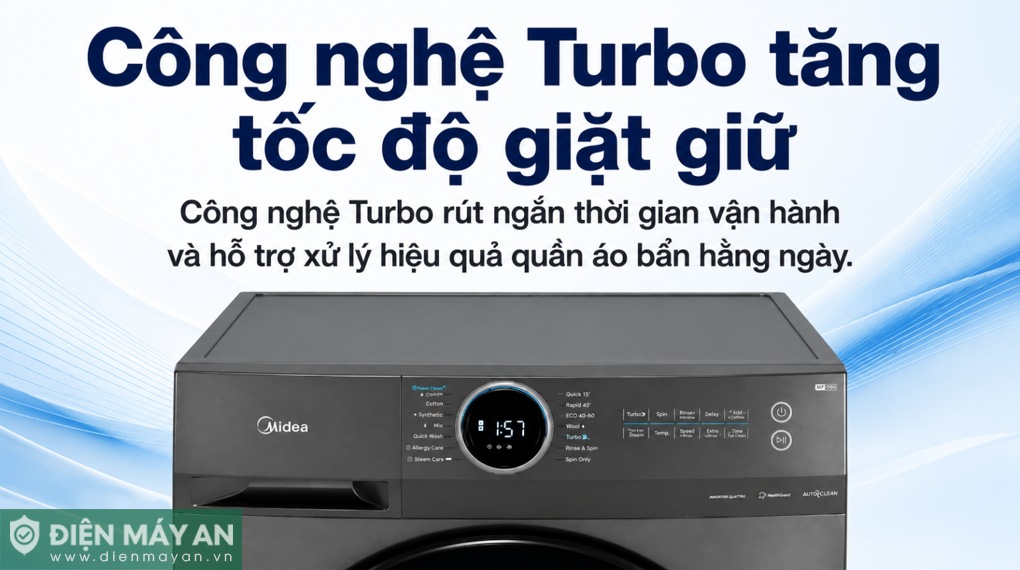Máy giặt Midea Inverter 10.5kg MF200W105
